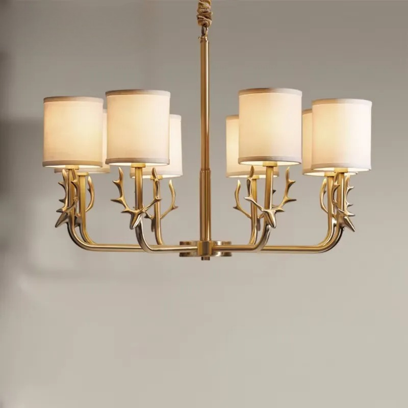 Interior Design Kitchen Modern - Lampu Gantung Tembaga untuk Ruang Tamu,