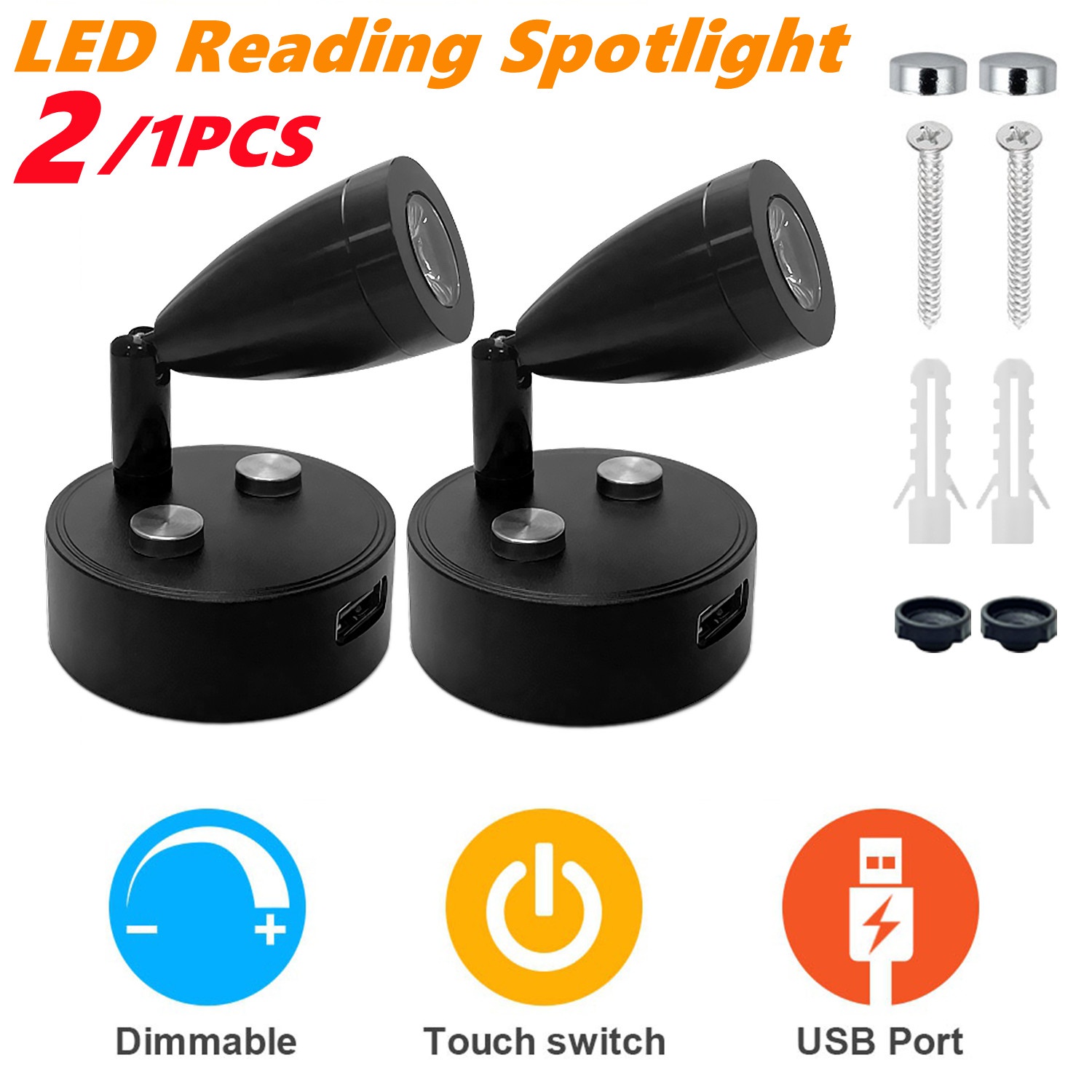 Interior Design Icon - Lampu dinding samping tempat tidur mobil,