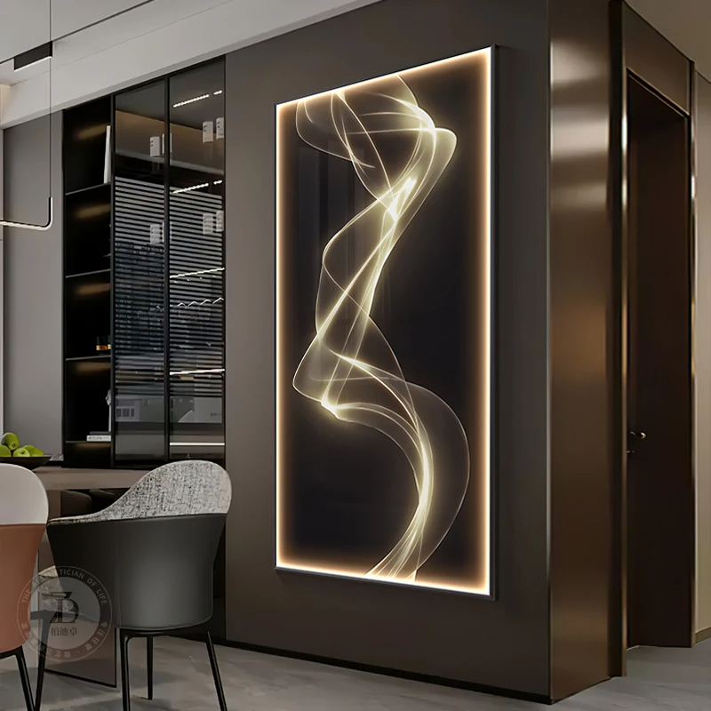 Interior Design Kitchen Modern - Lampu dinding desain garis Modern, lampu
