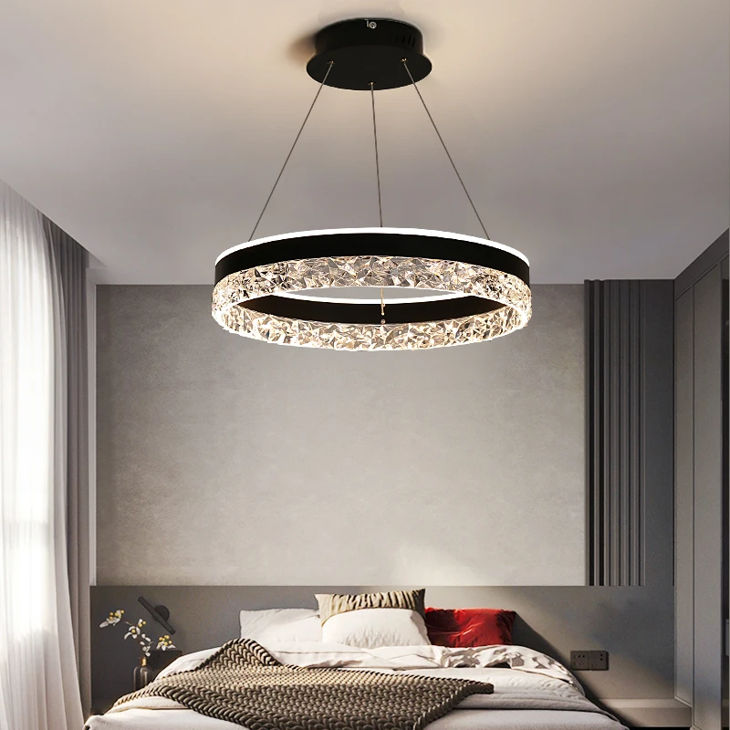 Interior Design Kitchen Modern - Lampu Gantung LED Kristal Mewah Modern