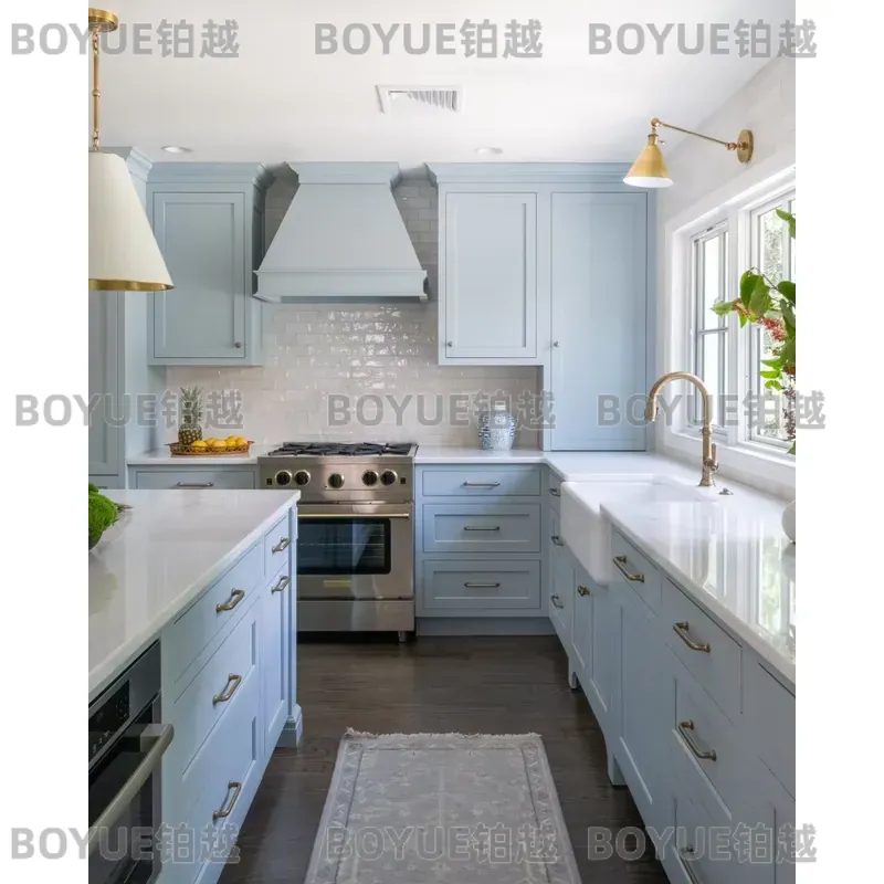 Lemari Dapur Kayu Solid Modern - Interior Design Kitchen Modern ulasan dan harga