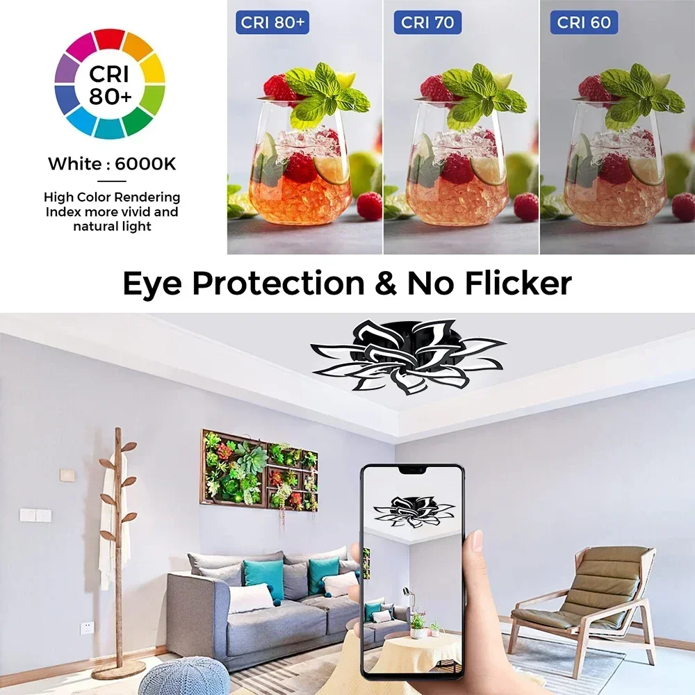 Desainer LED kelopak lampu gan - Interior Design Kitchen Modern ulasan dan harga