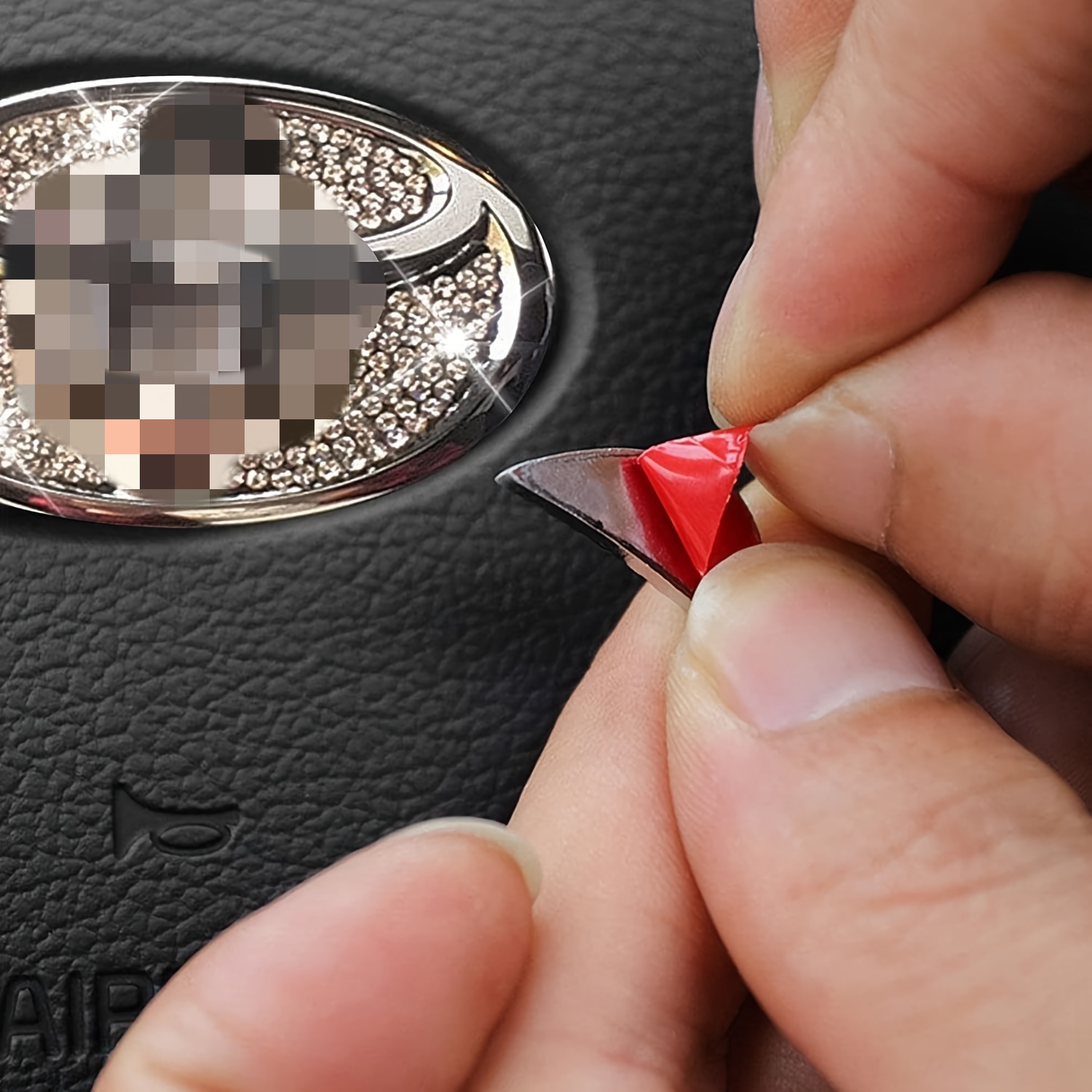 Stiker Roda Kemudi Mobil Stike - Interior Design Texture ulasan dan harga