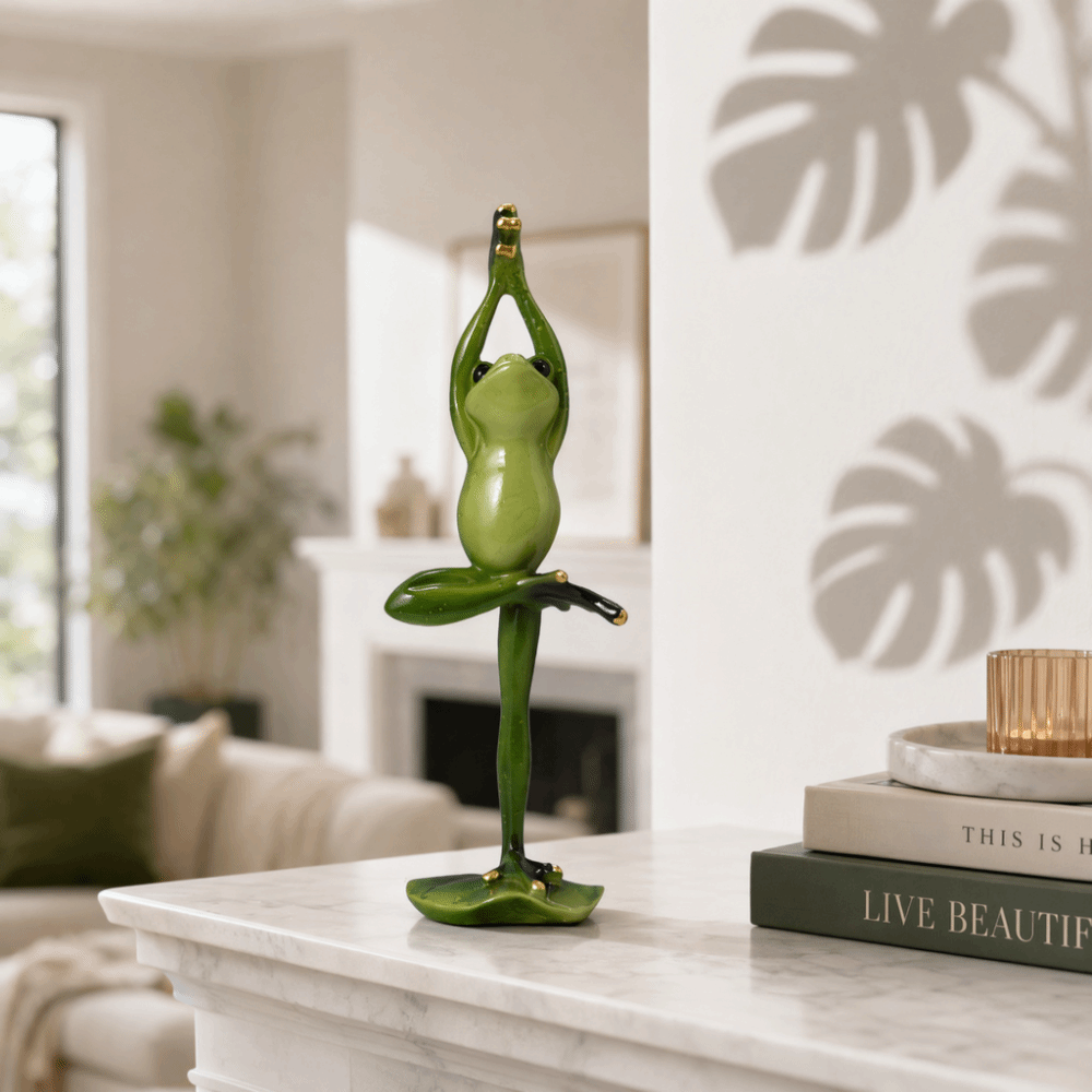 Figur Resin Amfibi Pose Yoga,  - Interior Design Concept ulasan dan harga
