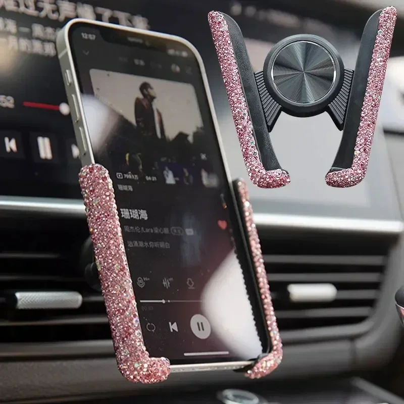 Tempat Ponsel Mobil Berlian Im - Interior Design Texture ulasan dan harga