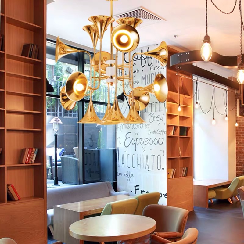 Lampu Gantung Terompet Nordik  - Interior Design Kitchen Modern ulasan dan harga