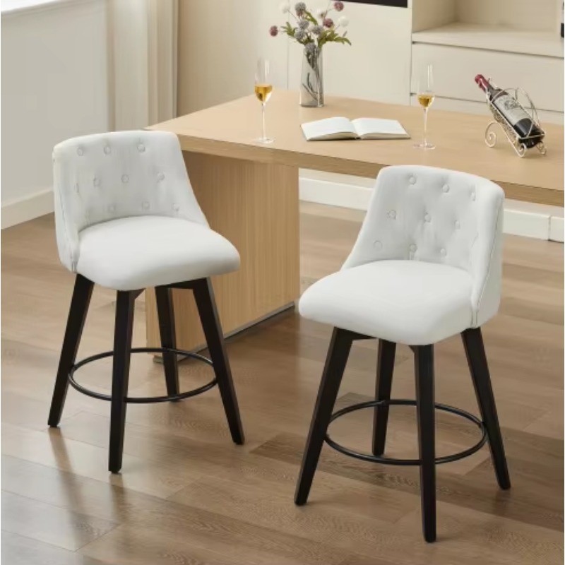 Kursi bar kain bergaya modern  - Interior Design Kitchen Modern ulasan dan harga