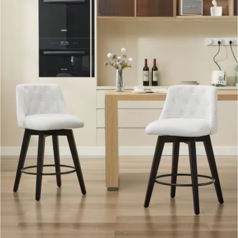 Kursi bar kain bergaya modern  - Interior Design Kitchen Modern ulasan dan harga